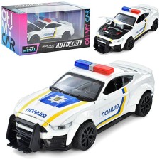 Машина метал. Ford Mustang Police
